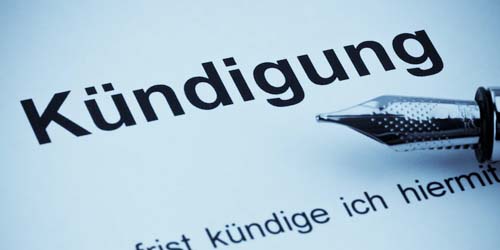 Vorlage Kündigung Arbeitsvertrag: kostenlos downloaden