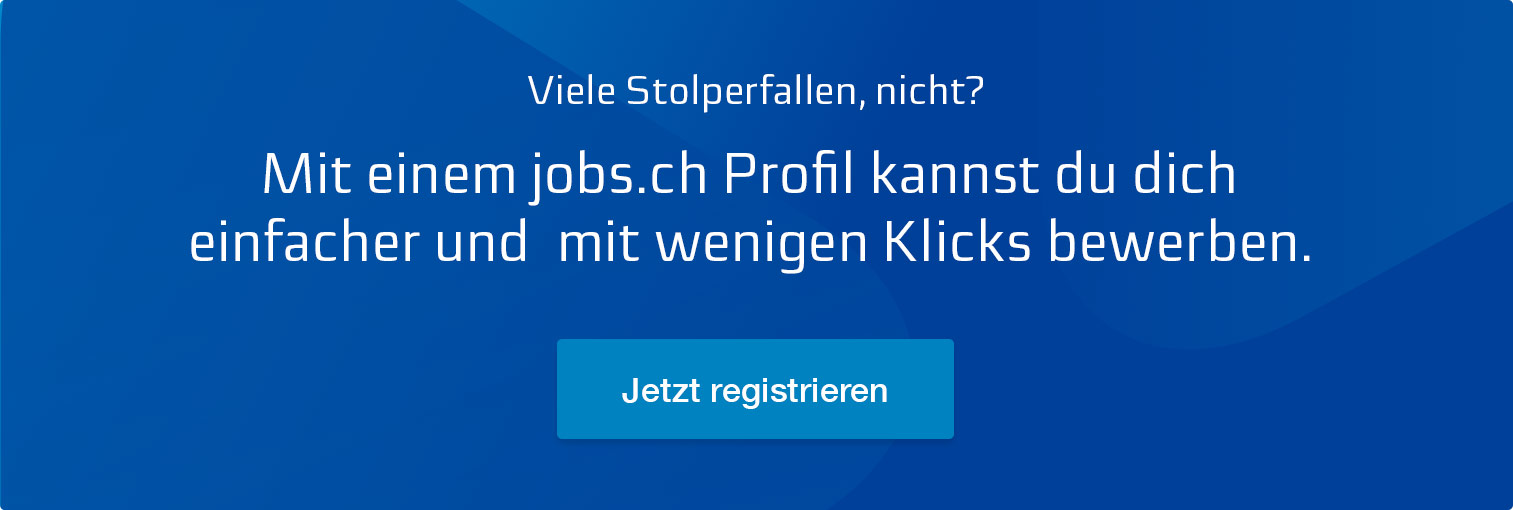 Mit einem jobs.ch Profil bewerben