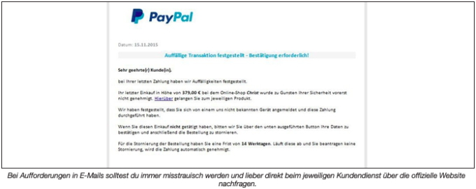 Phishing PayPal